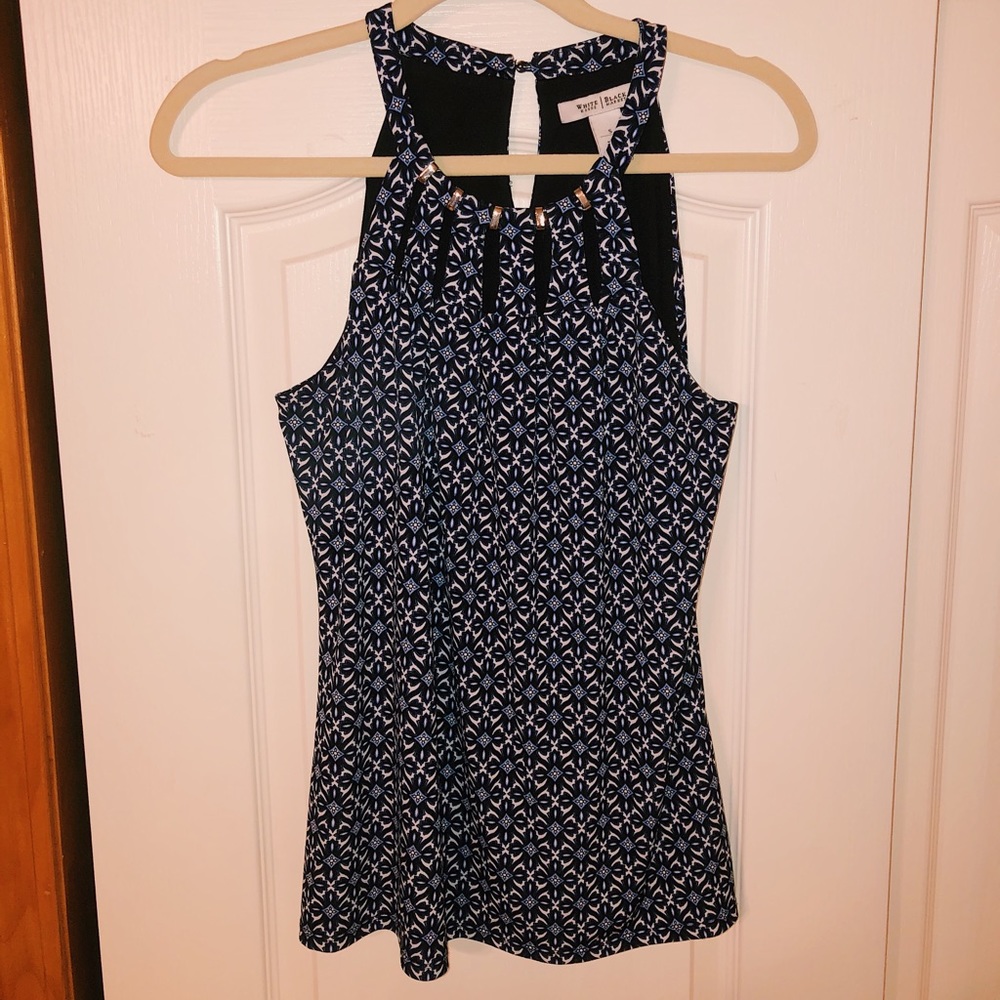 White House Black Market Keyhole Halter Top